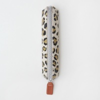 Leopard Print Small Pencil Case By Caroline Gardner